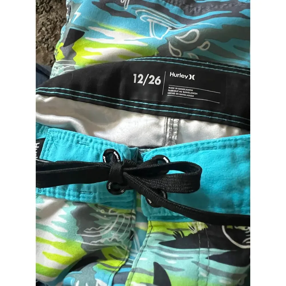 Hurley Swim Trunks Boys Size 12
